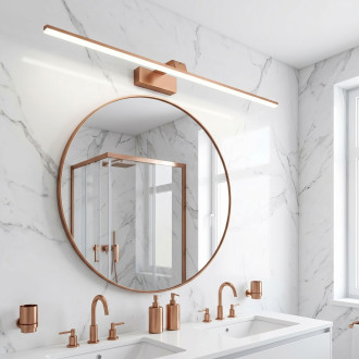 Koupelnové nástěnné LED svítidlo SWE015-1W 73cm BRUSH COPPER