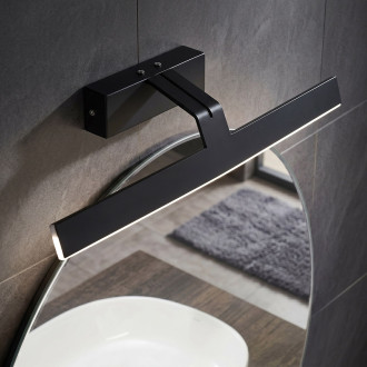 Koupelnové nástěnné LED svítidlo SWE010-1W 43cm BLACK