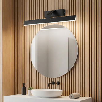 Koupelnové nástěnné LED svítidlo SWE010-1W 43cm BLACK