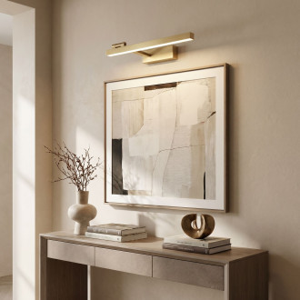 Koupelnové nástěnné LED svítidlo SWE031-1W 40cm Brush Gold