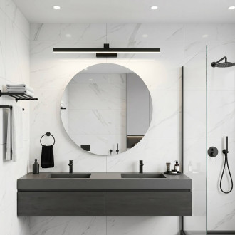 Koupelnové nástěnné LED svítidlo SWE012-1W 73cm BLACK