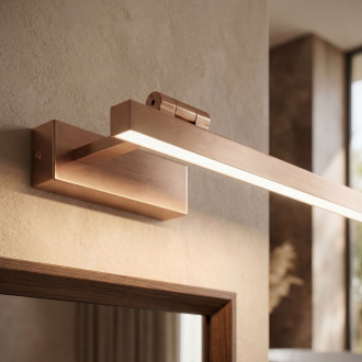 Koupelnové nástěnné LED svítidlo SWE039-1W 80cm BRUSH COPPER