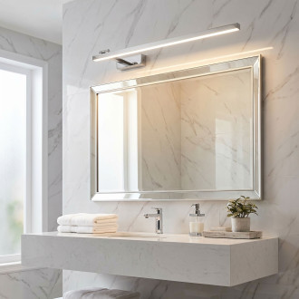 Koupelnové nástěnné LED svítidlo SWE030-1W 80cm CHROME