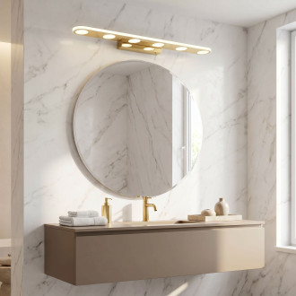 Koupelnové nástěnné LED svítidlo SWE057-W GOLD