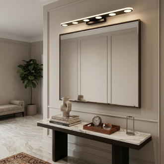 Koupelnové nástěnné LED svítidlo SWE055-W BLACK