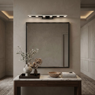 Koupelnové nástěnné LED svítidlo SWE055-W BLACK