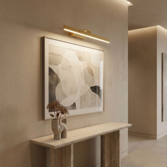 Koupelnové nástěnné LED svítidlo SWE006-1W 73cm GOLD