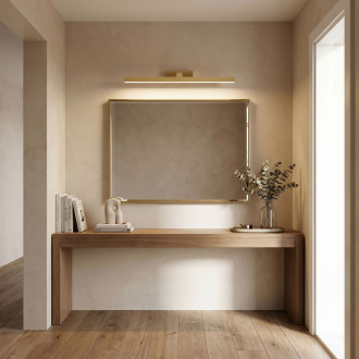Koupelnové nástěnné LED svítidlo SWE006-1W 73cm GOLD