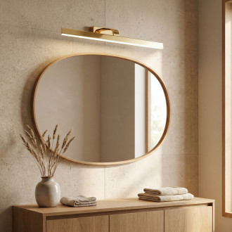 Koupelnové nástěnné LED svítidlo SWE006-1W 73cm GOLD