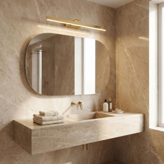 Koupelnové nástěnné LED svítidlo SWE006-1W 73cm GOLD