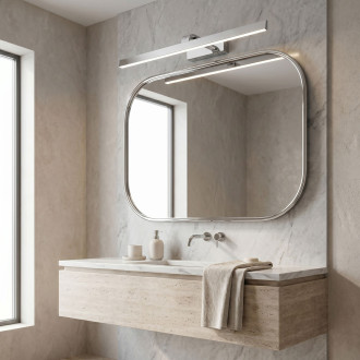 Koupelnové nástěnné LED svítidlo SWE003-1W 73cm CHROME