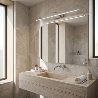 Koupelnové nástěnné LED svítidlo SWE003-1W 73cm CHROME