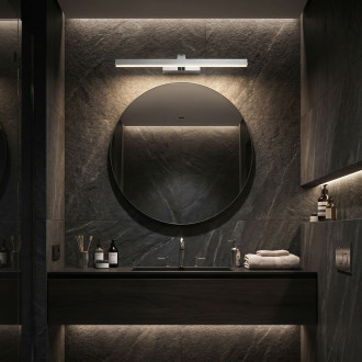 Koupelnové nástěnné LED svítidlo SWE002-1W 58cm CHROME