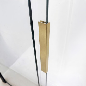 Vanová zástěna posuvná REA Dario Brush Gold 80