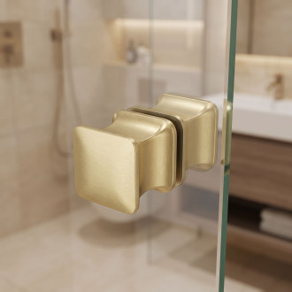 Madlo do sprchových dveří Rea 04 Brushed Gold