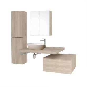 Mereo Umyvadlo na desku bez přepadu, 465x375x115 mm, oválné, keramické UC473812O