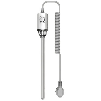 CERANO - Elektrická topná tyč s termostatem - 300W - chrom