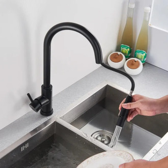 Rea Fresh Black Uzávěr s perlátorem pro kuchyňskou baterii REA-B9098