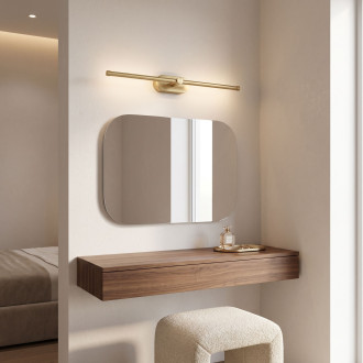 Koupelnové nástěnné LED svítidlo APP1893-1W 60 cm BRUSH GOLD