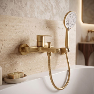Koupelnová baterie REA Logan Brush Gold