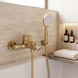 Koupelnová baterie REA Logan Brush Gold