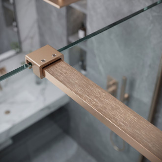 Vzpěra pro sprchovou zástěnu 150 cm Rea Brush Copper