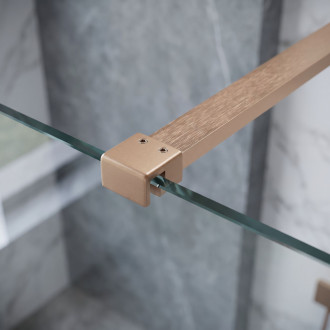 Vzpěra pro sprchovou zástěnu 150 cm Rea Brush Copper