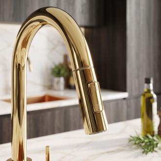 Uzávěr s perlátorem pro kuchyňskou baterii REA Fresh Gold