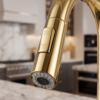Uzávěr s perlátorem pro kuchyňskou baterii REA Fresh Gold