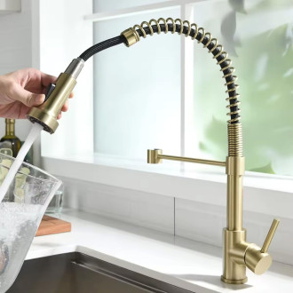 Uzávěr s perlátorem pro kuchyňskou baterii REA Colin Brush Gold