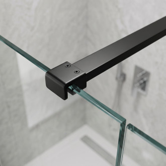 Vzpěra pro sprchovou zástěnu 150 cm Rea Black