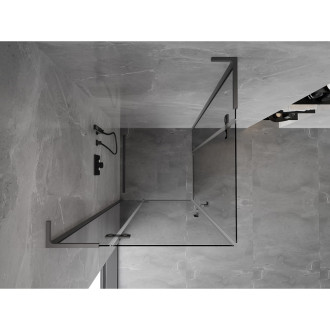 Mexen Mist-H L Duo kabina prysznicowa uchylna 85 x 85 cm, transparent, gun metal - 8A5L-085L-085P-95-00