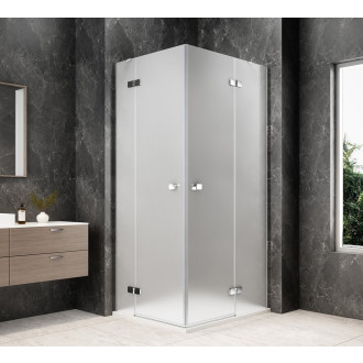GLOBE CHROME obdélníkový sprchový kout 1100x900mm, rohový vstup, matné sklo GB5190MC