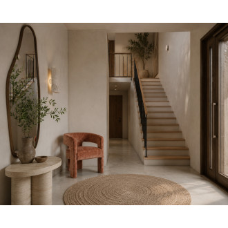 LET71C - krzesło tapicerowane/ upholstered chair LEITH