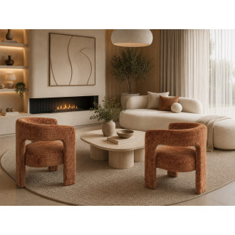 LET71C - krzesło tapicerowane/ upholstered chair LEITH