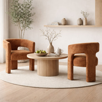 LET71C - krzesło tapicerowane/ upholstered chair LEITH