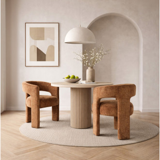 LET71C - krzesło tapicerowane/ upholstered chair LEITH
