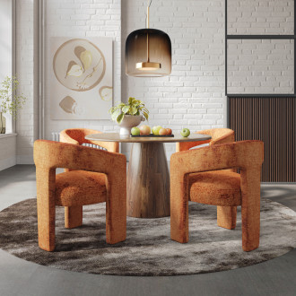 LET71C - krzesło tapicerowane/ upholstered chair LEITH