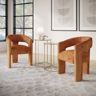 LET71C - krzesło tapicerowane/ upholstered chair LEITH