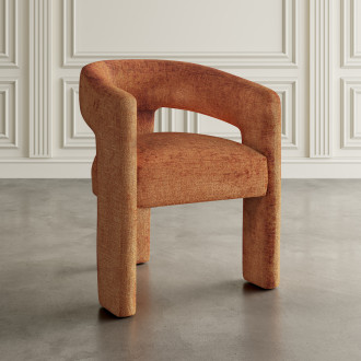 LET71C - krzesło tapicerowane/ upholstered chair LEITH