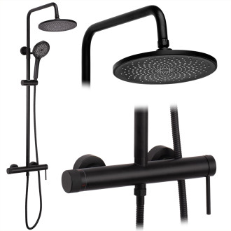 Rea Sprchový set Rea Foss Clif Black REA-P5645