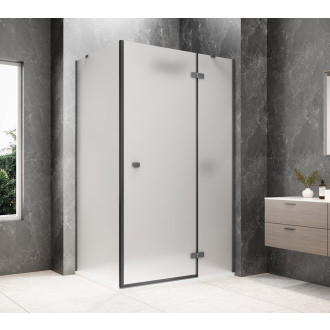 GLOBE GUN METAL obdélníkový sprchový kout 1200x800mm, matné sklo, pravé GB1012-3215MRGM