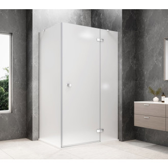 GLOBE CHROME obdélníkový sprchový kout 1000x900mm, matné sklo, pravé GB1010-3315MRC