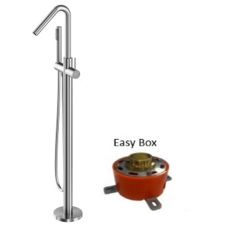 Stojánková vanová baterie VEO III broušený nikl s EASY boxem