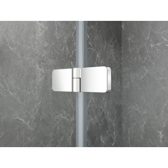 GLOBE CHROME čtvercový sprchový kout 800x800mm, čiré sklo, pravé