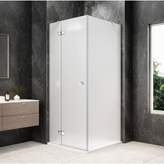 GLOBE CHROME čtvercový sprchový kout 900x900mm, matné sklo, levé GB1090-3315MLC