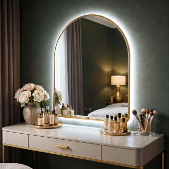 REA Zrcadlo LED 90x60cm TOP-1 HOM-01518