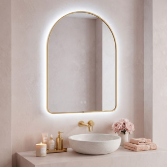 REA Zrcadlo LED 90x60cm TOP-1 HOM-01518