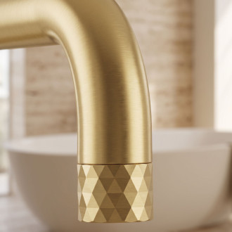 Volně stojící baterie Rea Lungo Diamond Brush Gold