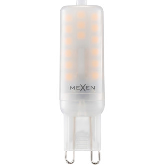 LED žárovka Mexen Aura G9, 3W, teplá - 3000K, 300 lm - L120-G9-0330-01